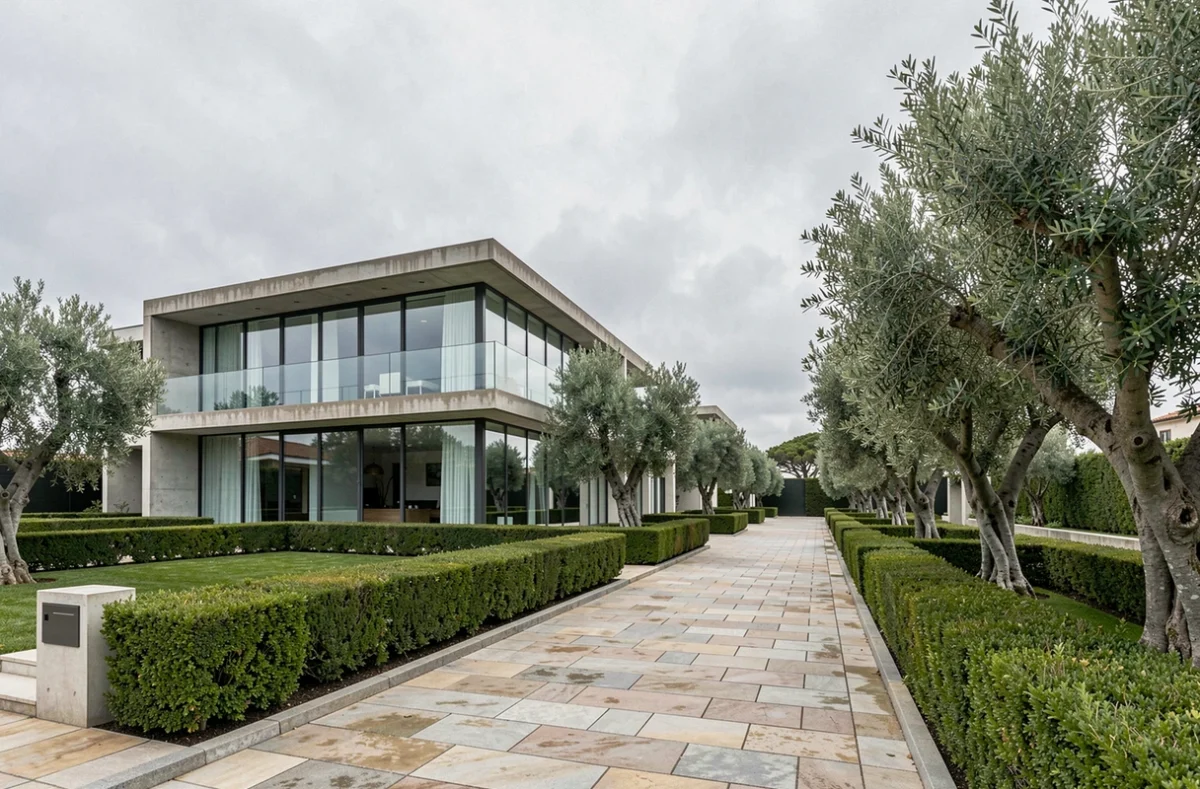 Residencia de lujo contemporánea en A Coruña asociada a la fortuna e imagen del fundador del grupo Inditex
